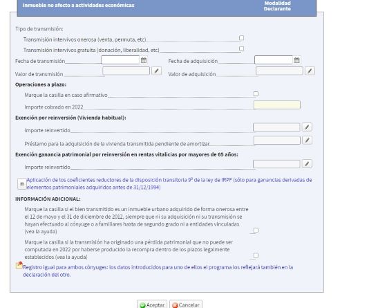 Renta web 2023 inmueble vendido